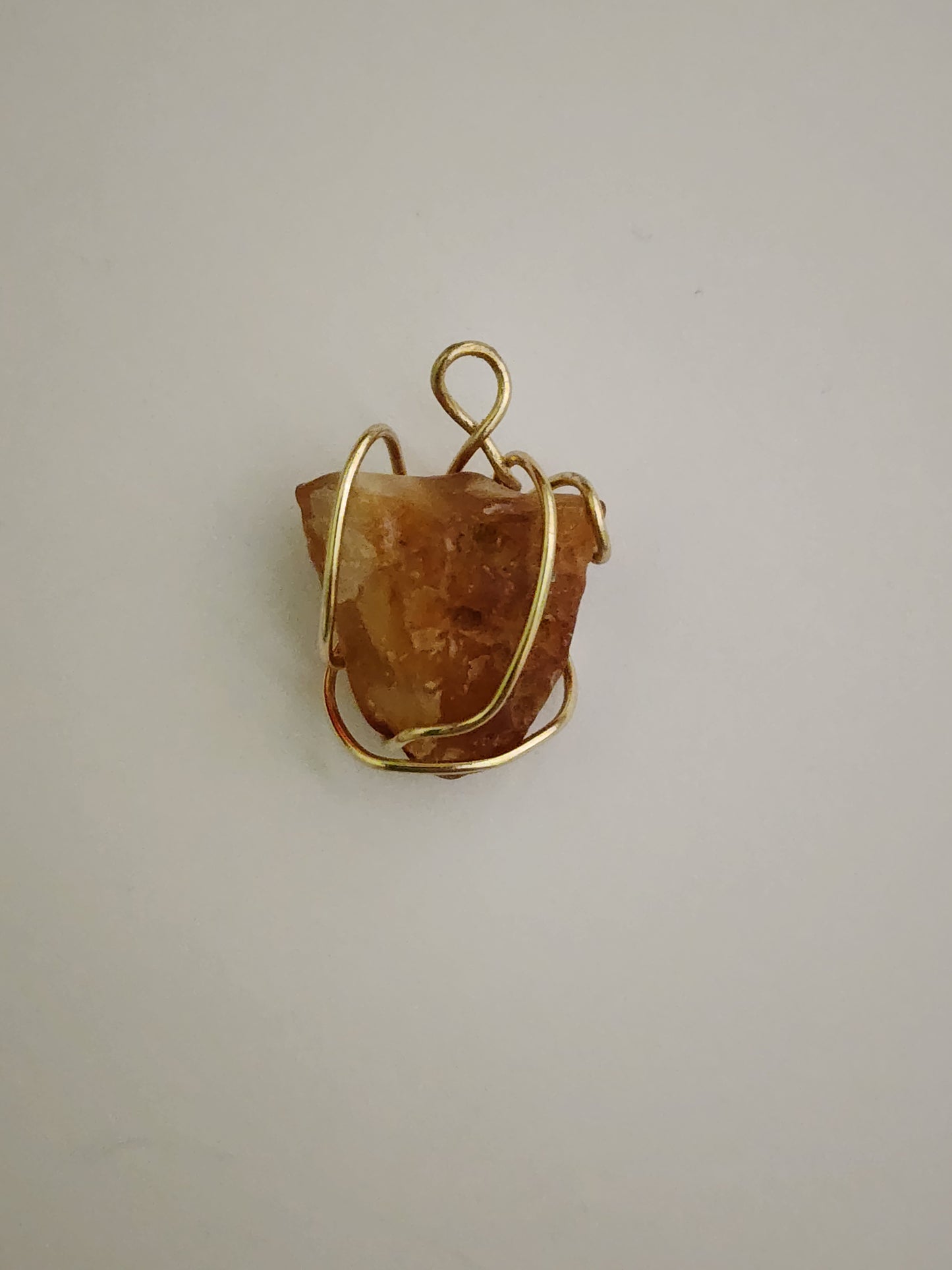 Messy Wired Rock Pendant