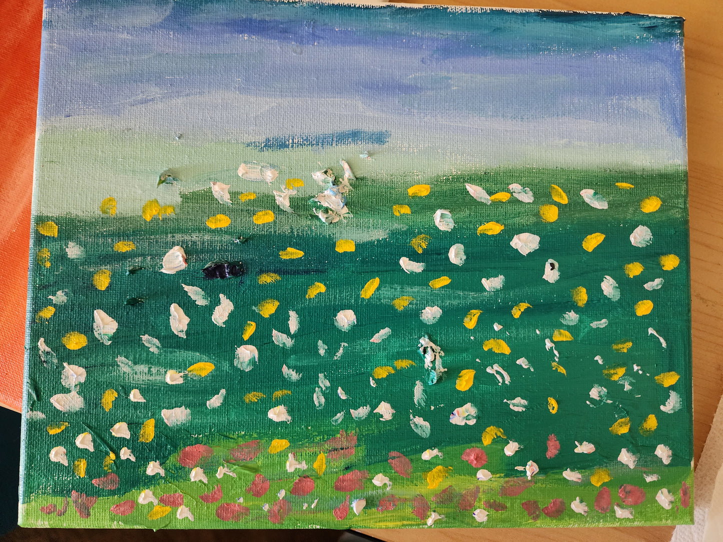 Messy Abstract Painting