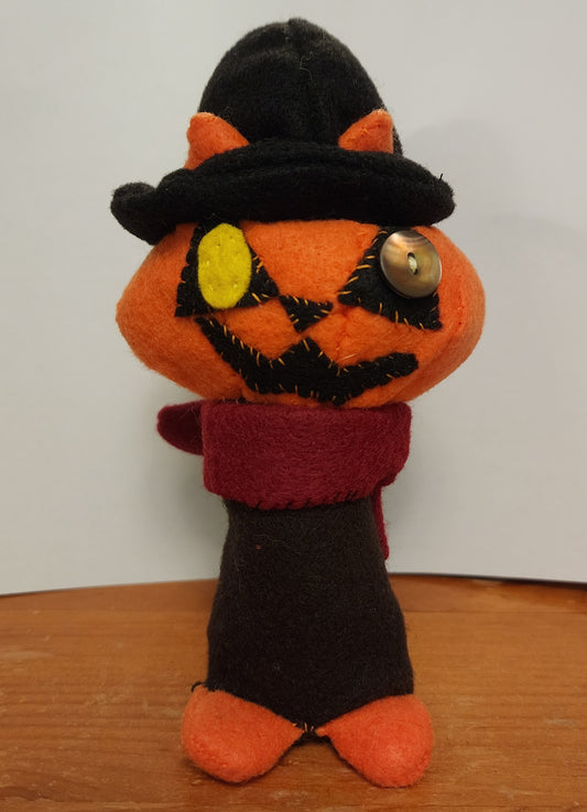 Pumpkin Cat Wizard